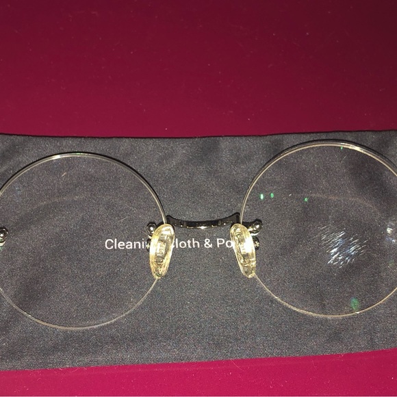 🆕 Glass 100% rimless frame from (Eyebuy Direct) with pouch cleaning cloth - Picture 7 of 8